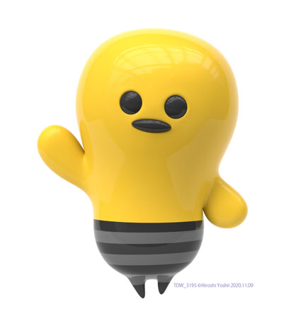 3D mascot character bulb ゆるキャラ