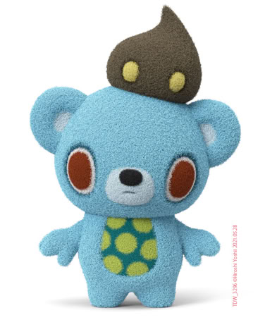 3D mascot character bulb ゆるキャラ