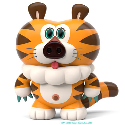 3D mascot character tiger ゆるキャラ